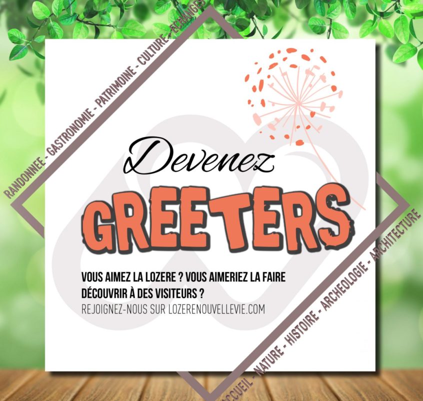 Visuel invitant à devenir Greeters